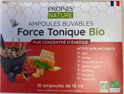 Force Tonique Bio De Popos Nature